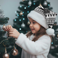 New Zealand Christmas Rugby Personalised Christmas Santa Hat Meri Kirihimete All Black Maori - Polynesian Pride