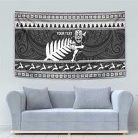 New Zealand Christmas Rugby Personalised Tapestry Meri Kirihimete All Black Maori LT14 - Polynesian Pride
