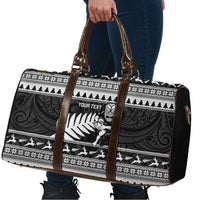New Zealand Christmas Rugby Personalised Travel Bag Meri Kirihimete All Black Maori - Polynesian Pride