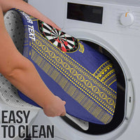 Personalised Niue Darts Bathroom Set Dart Board Hiapo Pattern - Polynesian Pride