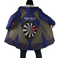 Personalised Niue Darts Cloak Dart Board Hiapo Pattern LT14 - Polynesian Pride