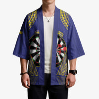 Personalised Niue Darts Kimono Dart Board Hiapo Pattern LT14 - Polynesian Pride