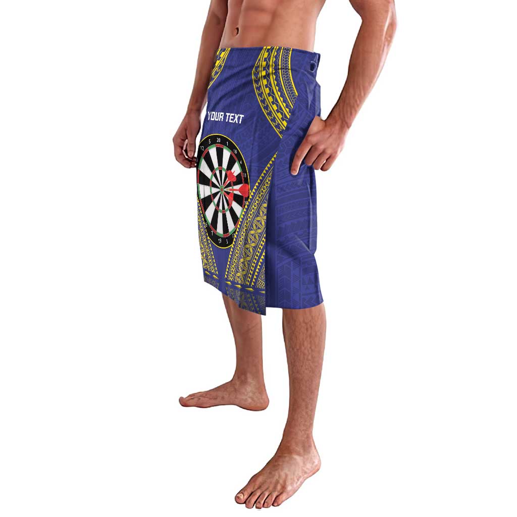 Personalised Niue Darts Lavalava Dart Board Hiapo Pattern - Polynesian Pride