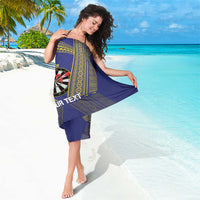 Personalised Niue Darts Sarong Dart Board Hiapo Pattern LT14 - Polynesian Pride