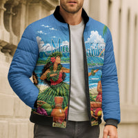 Hawaii Makahiki Bomber Puffer Jacket Hawaiian New Year Tropical Vibes LT14 - Polynesian Pride