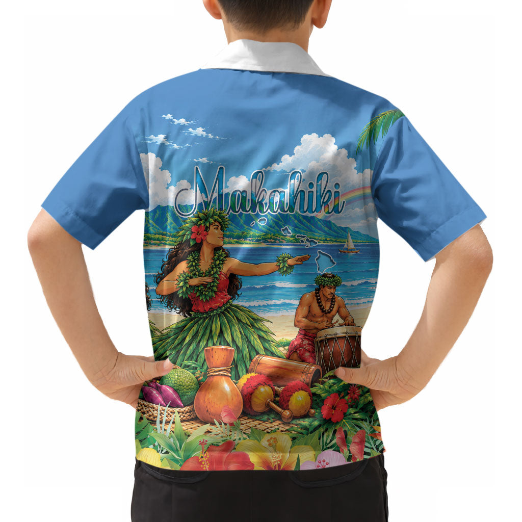 Hawaii Makahiki Kid Hawaiian Shirt Hawaiian New Year Tropical Vibes LT14 - Polynesian Pride