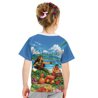 Hawaii Makahiki Kid T Shirt Hawaiian New Year Tropical Vibes LT14 - Polynesian Pride