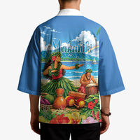 Hawaii Makahiki Kimono Hawaiian New Year Tropical Vibes LT14 - Polynesian Pride