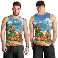 Hawaii Makahiki Men Tank Top Hawaiian New Year Tropical Vibes LT14 - Polynesian Pride