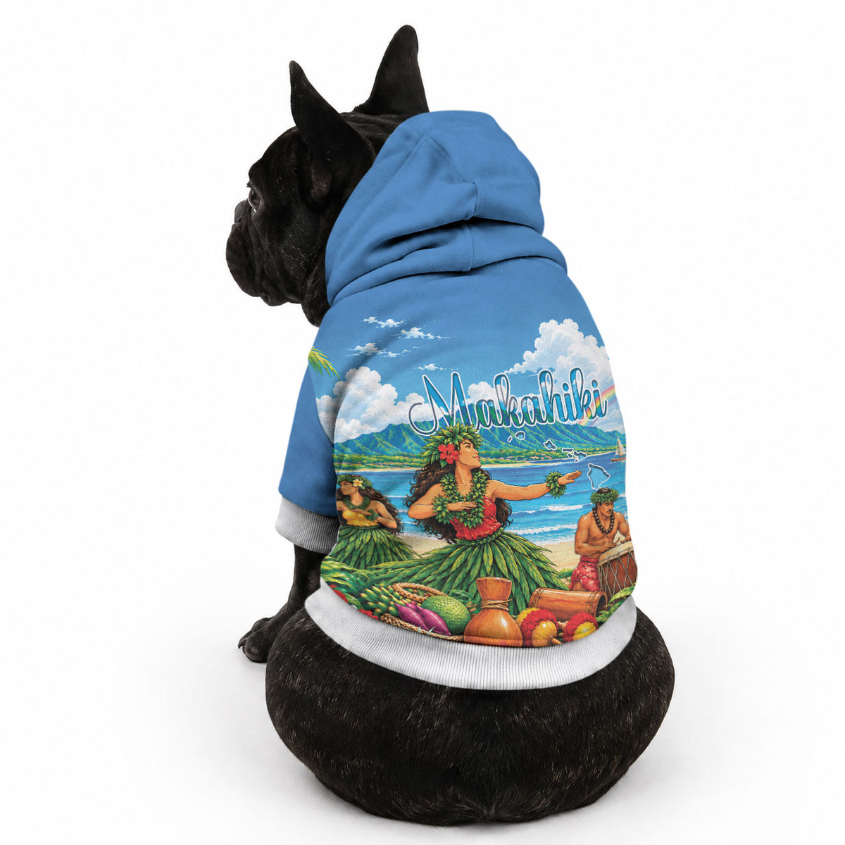 Hawaii Makahiki Pet Hoodie Hawaiian New Year Tropical Vibes LT14 - Polynesian Pride
