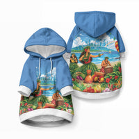 Hawaii Makahiki Pet Hoodie Hawaiian New Year Tropical Vibes LT14 Pullover Blue - Polynesian Pride