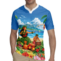 Hawaii Makahiki Rugby Jersey Hawaiian New Year Tropical Vibes