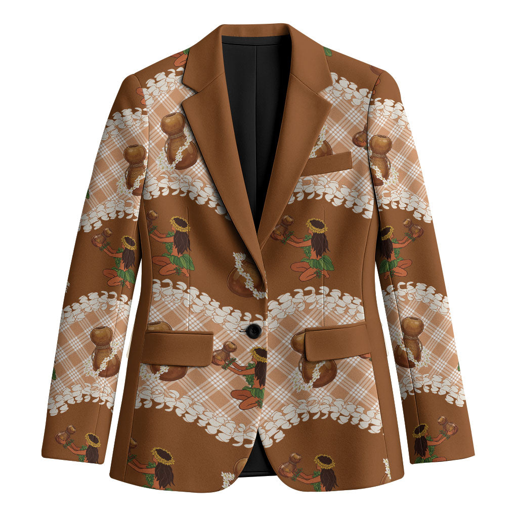 Ipu Heke Hawaii Makahiki Blazer Hawaiian Puakenikeni Lei Hula Girl Palaka Motifs