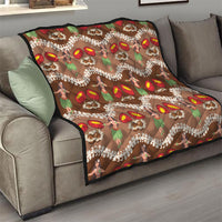 Uliuli Hawaii Makahiki Quilt Hawaiian Puakenikeni Lei Hula Girl Brown Version LT14 - Polynesian Pride
