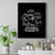 New Zealand Silver Fern Rugby Canvas Wall Art Haka Aotearoa Kiwi Dance LT14 Black - Polynesian Pride