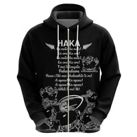 New Zealand Silver Fern Rugby Hoodie Haka Aotearoa Kiwi Dance LT14 - Polynesian Pride