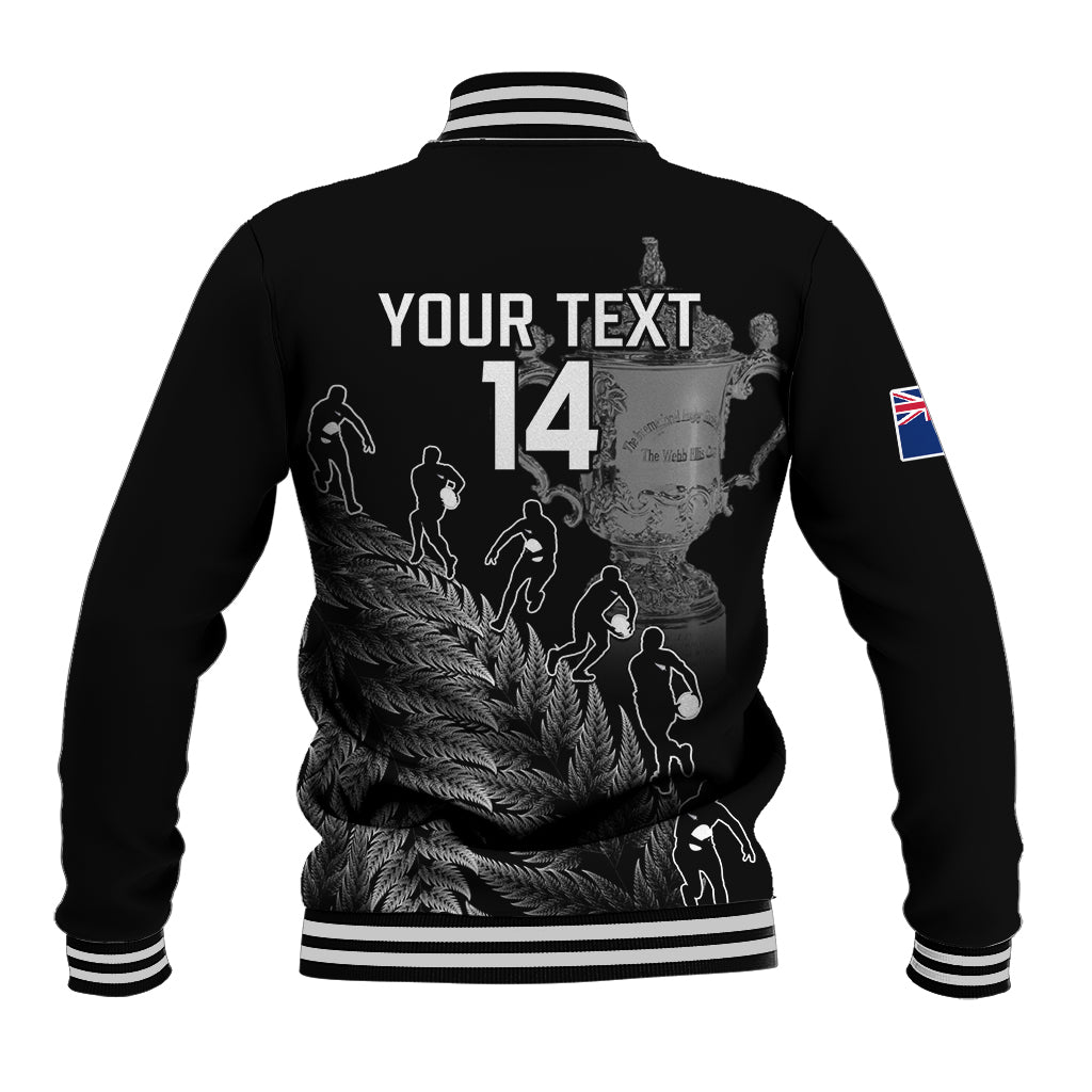Custom New Zealand Silver Fern Rugby Baseball Jacket All Black Go Champions 2023 With Trophy Proud LT14 - Polynesian Pride