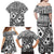 Black Bula Fiji Family Matching Off Shoulder Maxi Dress and Hawaiian Shirt Unique Masi Tapa Pattern