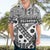 Black Bula Fiji Hawaiian Shirt Unique Masi Tapa Pattern