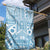 Blue Bula Fiji Garden Flag Unique Masi Tapa Pattern