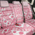 Pink Bula Fiji Back Car Seat Cover Unique Masi Tapa Pattern