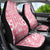 Pink Bula Fiji Car Seat Cover Unique Masi Tapa Pattern