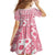 Pink Bula Fiji Family Matching Off Shoulder Maxi Dress and Hawaiian Shirt Unique Masi Tapa Pattern