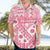 Pink Bula Fiji Hawaiian Shirt Unique Masi Tapa Pattern