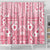 Pink Bula Fiji Shower Curtain Unique Masi Tapa Pattern