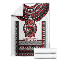 Fiji Rewa Rugby Custom Blanket Go Champions Fijian Tapa Pattern LT14 - Polynesian Pride