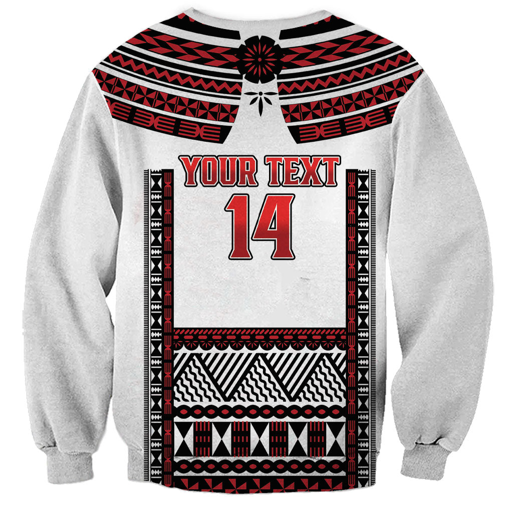 Fiji Rewa Rugby Custom Sweatshirt Go Champions Fijian Tapa Pattern LT14 - Polynesian Pride