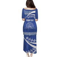 Personalised Tonga Tupou College Toloa Family Matching Puletasi and Hawaiian Shirt 160 Years Anniversary Tongan Ngatu Pattern