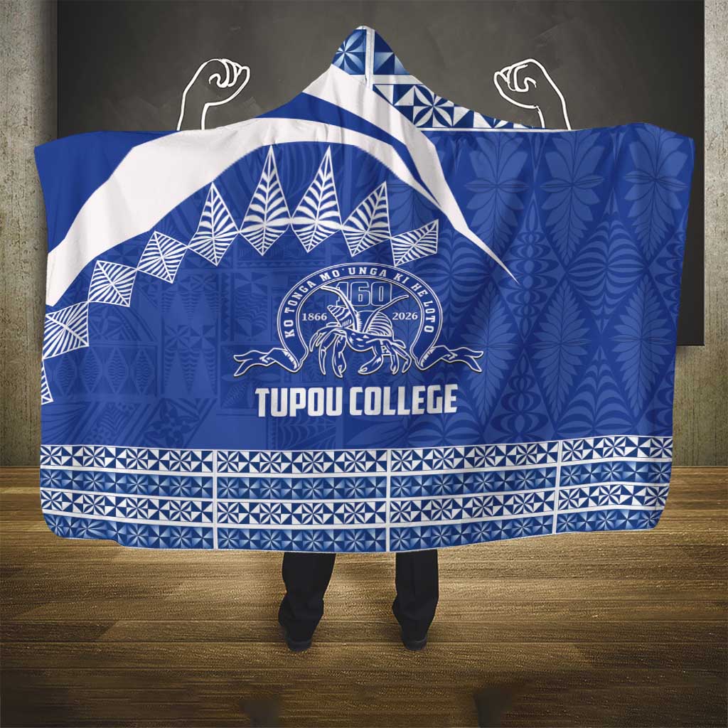 Tonga Tupou College Toloa Hooded Blanket 160 Years Anniversary Tongan Ngatu Pattern