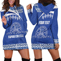 Personalised Tonga Tupou College Toloa Hoodie Dress 160 Years Anniversary Tongan Ngatu Pattern LT14 - Polynesian Pride