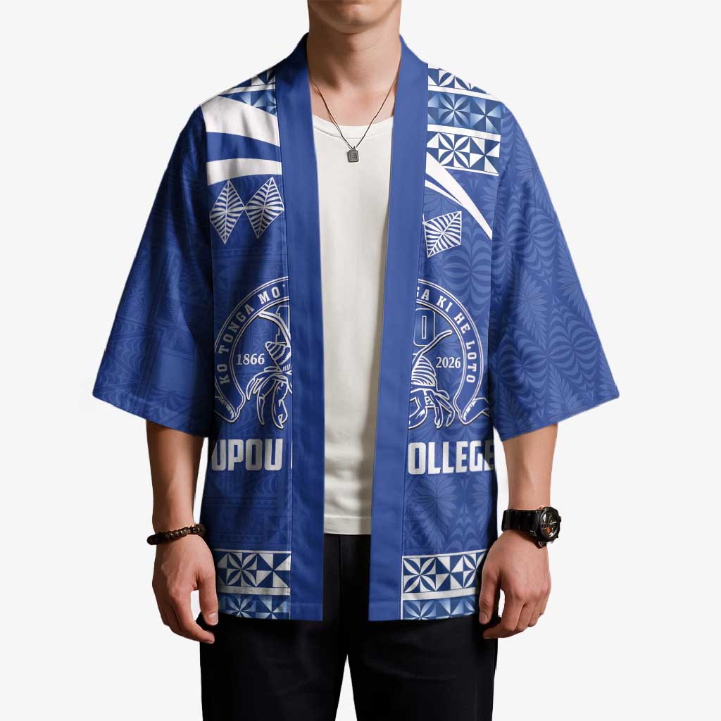 Personalised Tonga Tupou College Toloa Kimono 160 Years Anniversary Tongan Ngatu Pattern LT14 - Polynesian Pride