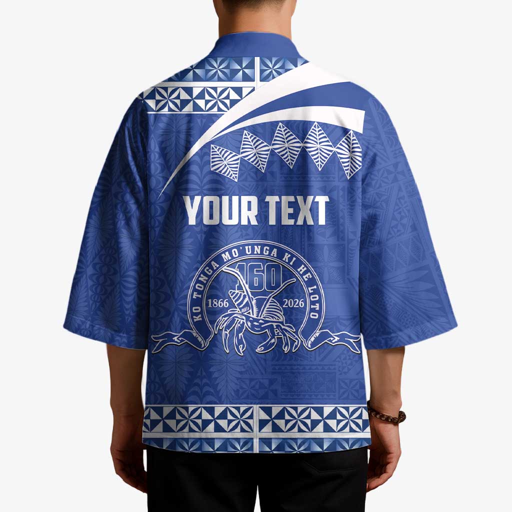 Personalised Tonga Tupou College Toloa Kimono 160 Years Anniversary Tongan Ngatu Pattern LT14 - Polynesian Pride