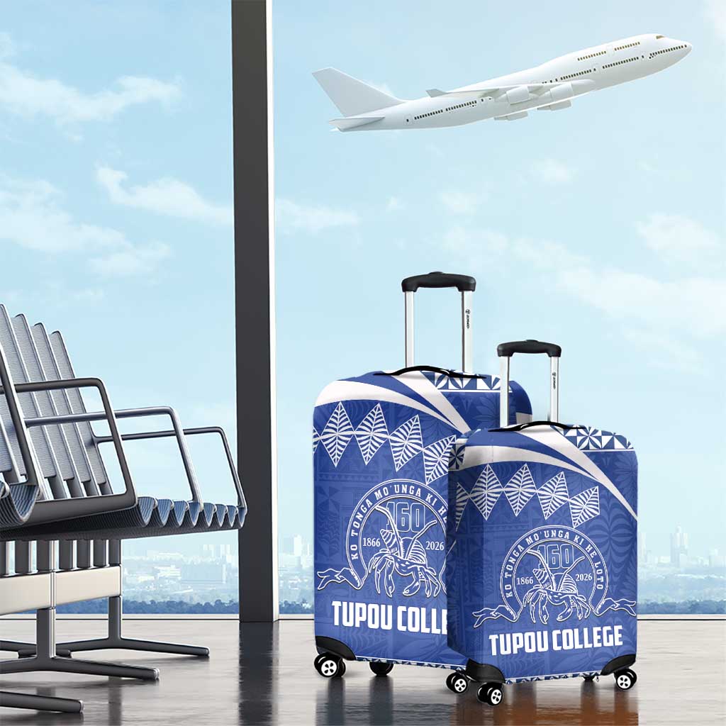 Tonga Tupou College Toloa Luggage Cover 160 Years Anniversary Tongan Ngatu Pattern