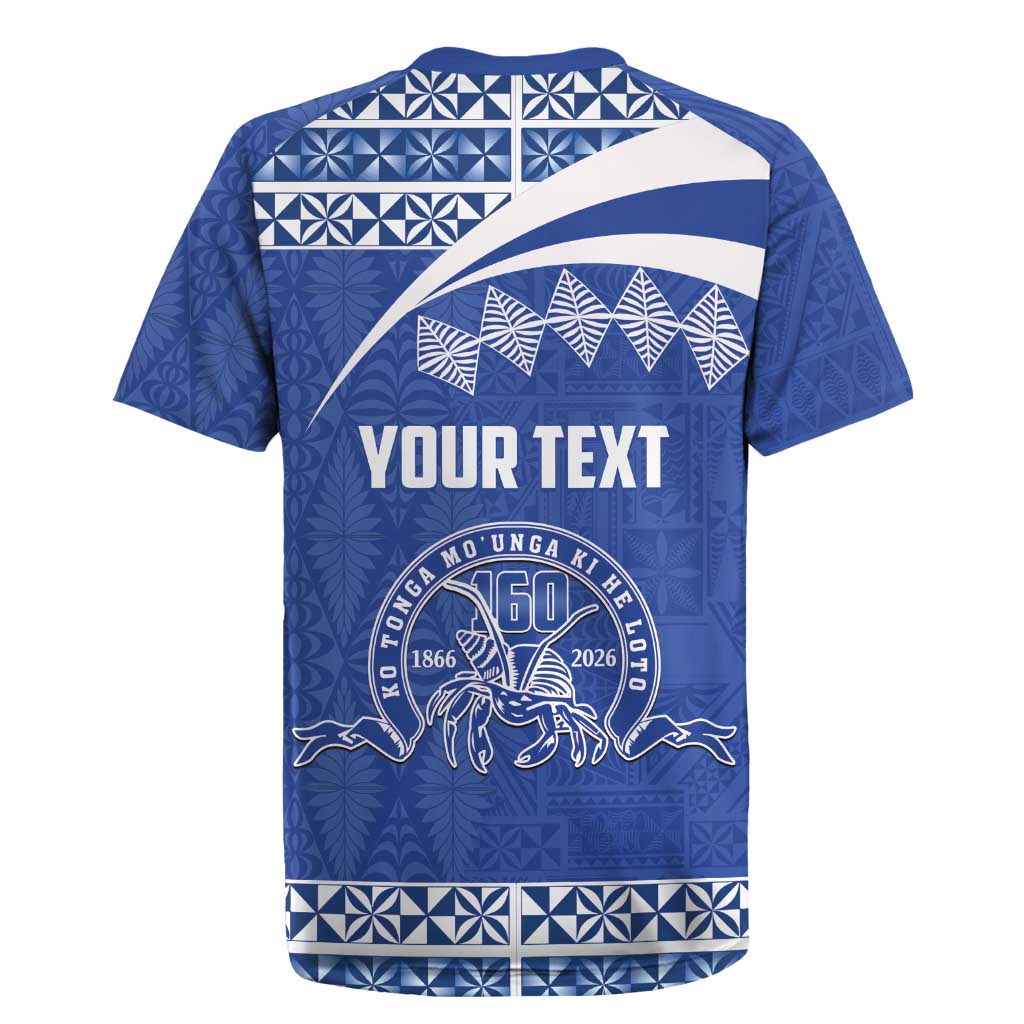 Personalised Tonga Tupou College Toloa Rugby Jersey 160 Years Anniversary Tongan Ngatu Pattern LT14 - Polynesian Pride
