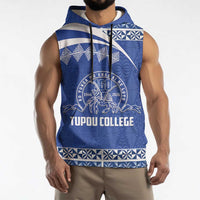 Personalised Tonga Tupou College Toloa Sleeveless Hoodie 160 Years Anniversary Tongan Ngatu Pattern LT14 - Polynesian Pride