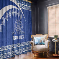 Tonga Tupou College Toloa Window Curtain 160 Years Anniversary Tongan Ngatu Pattern LT14 - Polynesian Pride