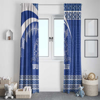 Tonga Tupou College Toloa Window Curtain 160 Years Anniversary Tongan Ngatu Pattern LT14 - Polynesian Pride