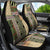 Beige Aotearoa Kowhaiwhai Pattern Car Seat Cover NZ Maori Quilt Style