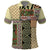 Beige Aotearoa Kowhaiwhai Pattern Polo Shirt NZ Maori Quilt Style