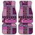 Pink Aotearoa Kowhaiwhai Pattern Car Mats NZ Maori Quilt Style