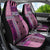 Pink Aotearoa Kowhaiwhai Pattern Car Seat Cover NZ Maori Quilt Style