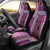 Pink Aotearoa Kowhaiwhai Pattern Car Seat Cover NZ Maori Quilt Style