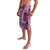 Pink Aotearoa Kowhaiwhai Pattern Lavalava NZ Maori Quilt Style
