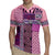 Pink Aotearoa Kowhaiwhai Pattern Rugby Jersey NZ Maori Quilt Style