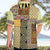 Yellow Aotearoa Kowhaiwhai Pattern Hawaiian Shirt NZ Maori Quilt Style