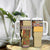 Yellow Aotearoa Kowhaiwhai Pattern Tumbler With Handle NZ Maori Quilt Style